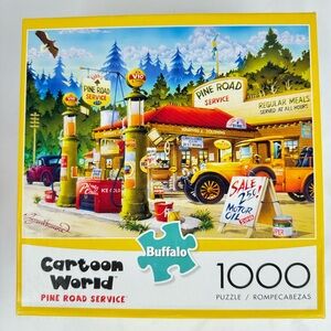 Buffalo Games Cartoon World “Pine Road Service” 1000 Piece Puzzle
